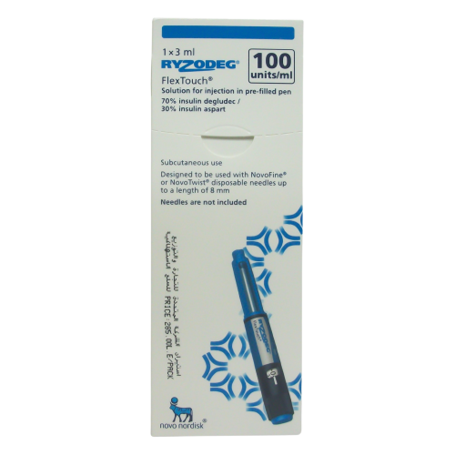 RYZODEG FLEXTOUCH Insulin Degludec / Insulin Aspart 100units / mL (70% ...